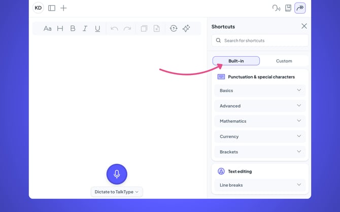 Adding Removing custom shortcuts 4