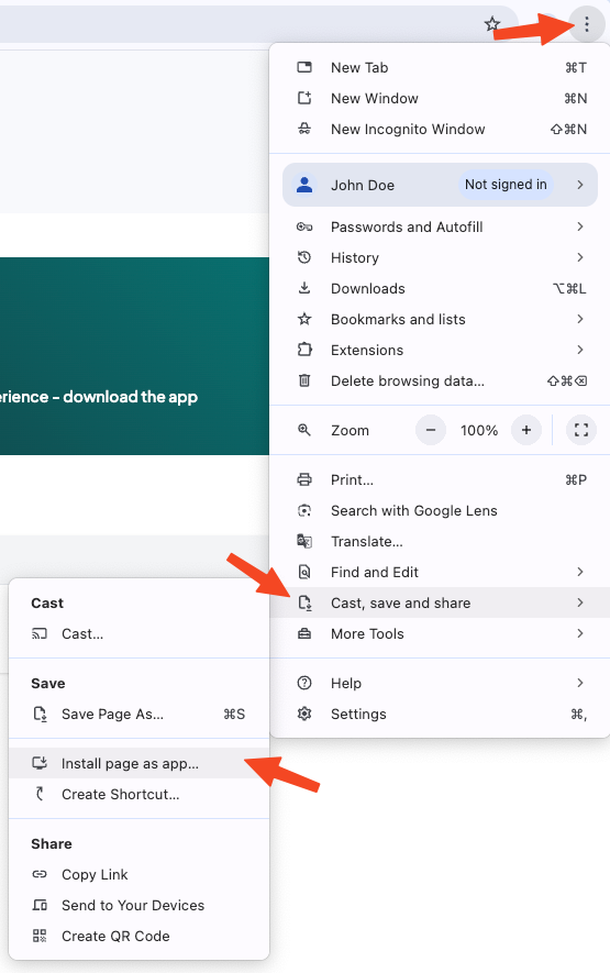 Download Caption.Ed from Google Chrome on macOS