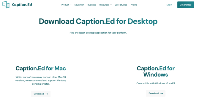 Downloading the Desktop App