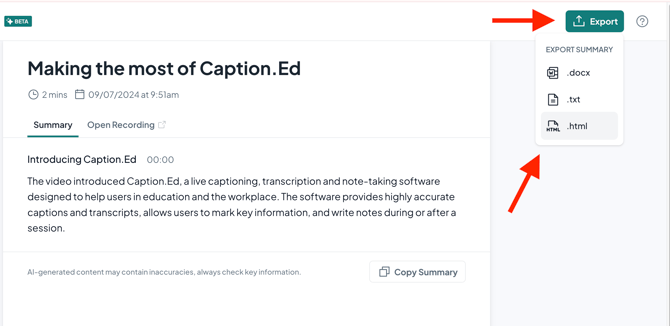 Export HTML to IdeaMapper 2