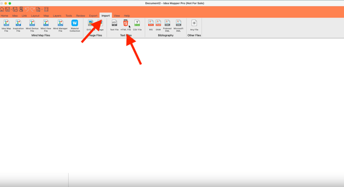 Export HTML to IdeaMapper 3