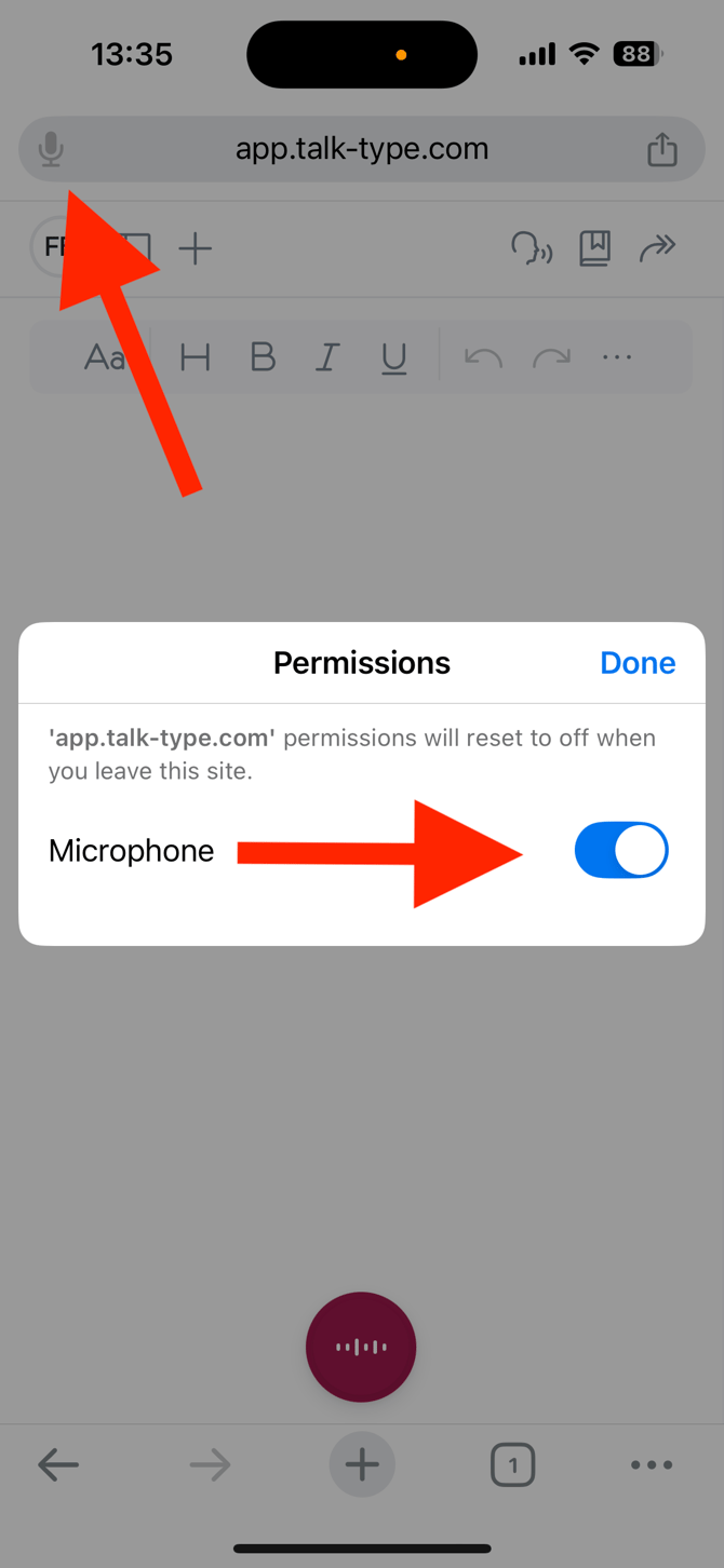 Fixing Google Chrome (Mobile) Microphone Permissions