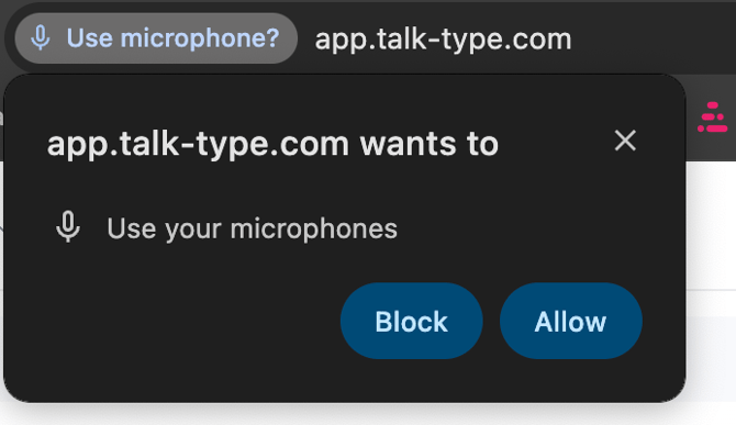 Grant Google Chrome Microphone Permission