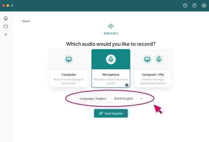 How to Change Language within Caption.Ed