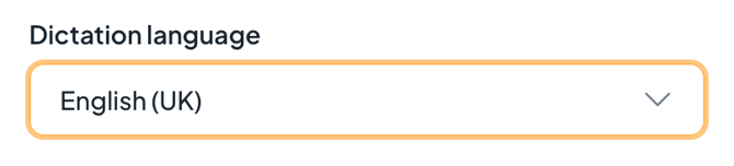 How to Change your Dictation Language 2