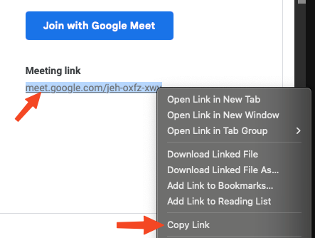 How to Invite Caption.Ed Scribe to your Google Meet Meeting 2