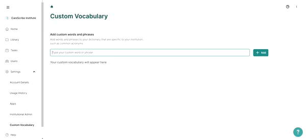 How to add custom vocabulary 2