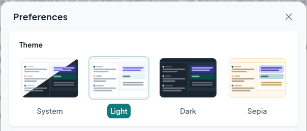 How to change the theme 2