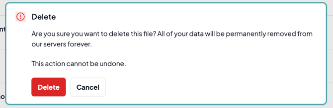 How to delete a session 2-1
