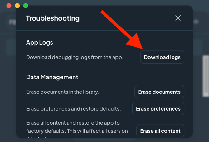 How to get your TalkType Error Logs 2