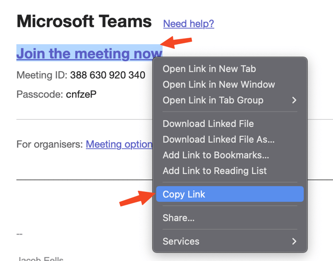 How to invite Caption.Ed Scribe to your Microsoft Teams meeting 2