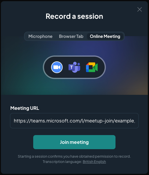 How to invite Caption.Ed Scribe to your Microsoft Teams meeting 5