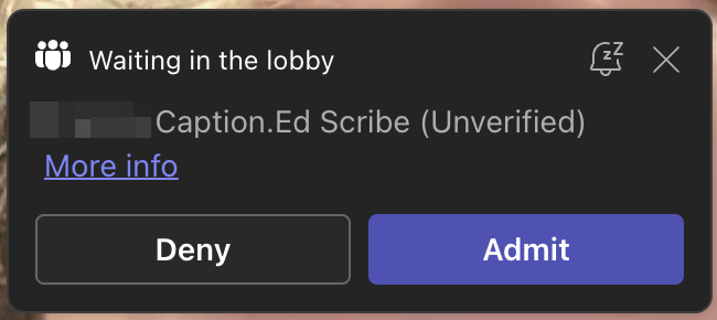 How to invite Caption.Ed Scribe to your Microsoft Teams meeting 6