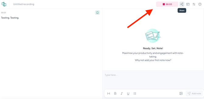 How to share your live recordings