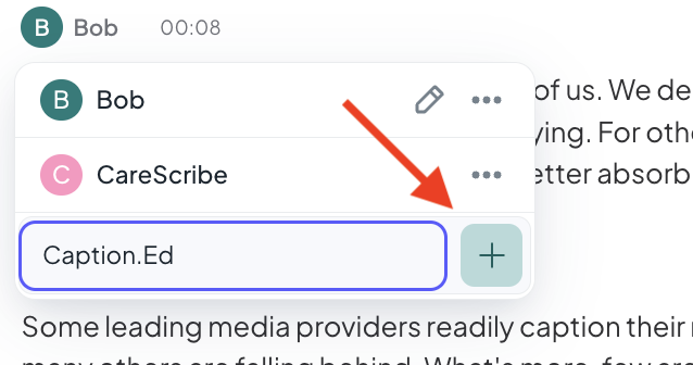 How to update and change speaker labels 5