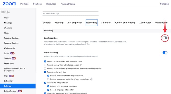 Setting up your Zoom Account