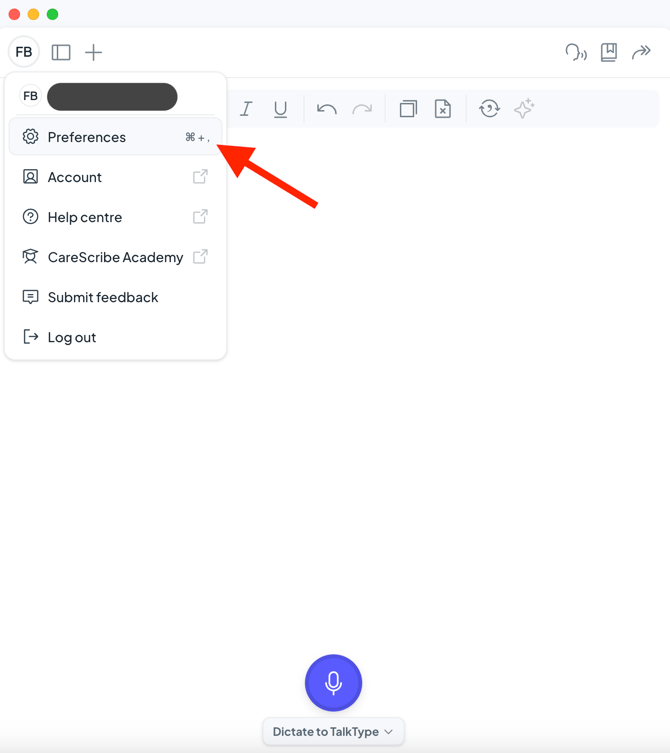 Using AI with TalkType