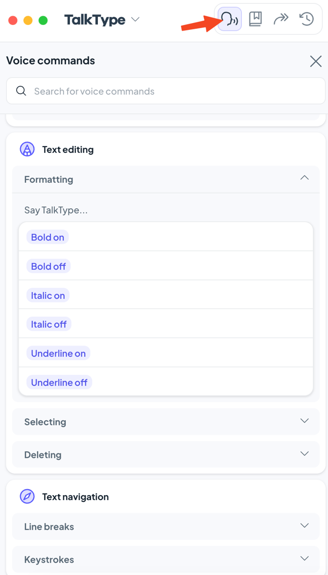 What are voice commands