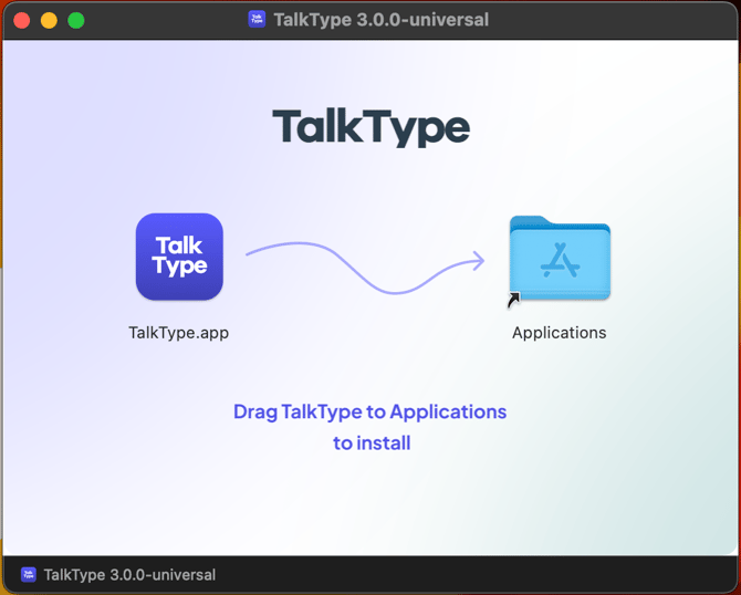 What to do if TalkType has not downloaded properly 3