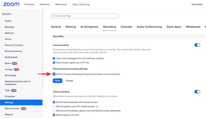 Why cant Caption.Ed Scribe record my Zoom meeting 2