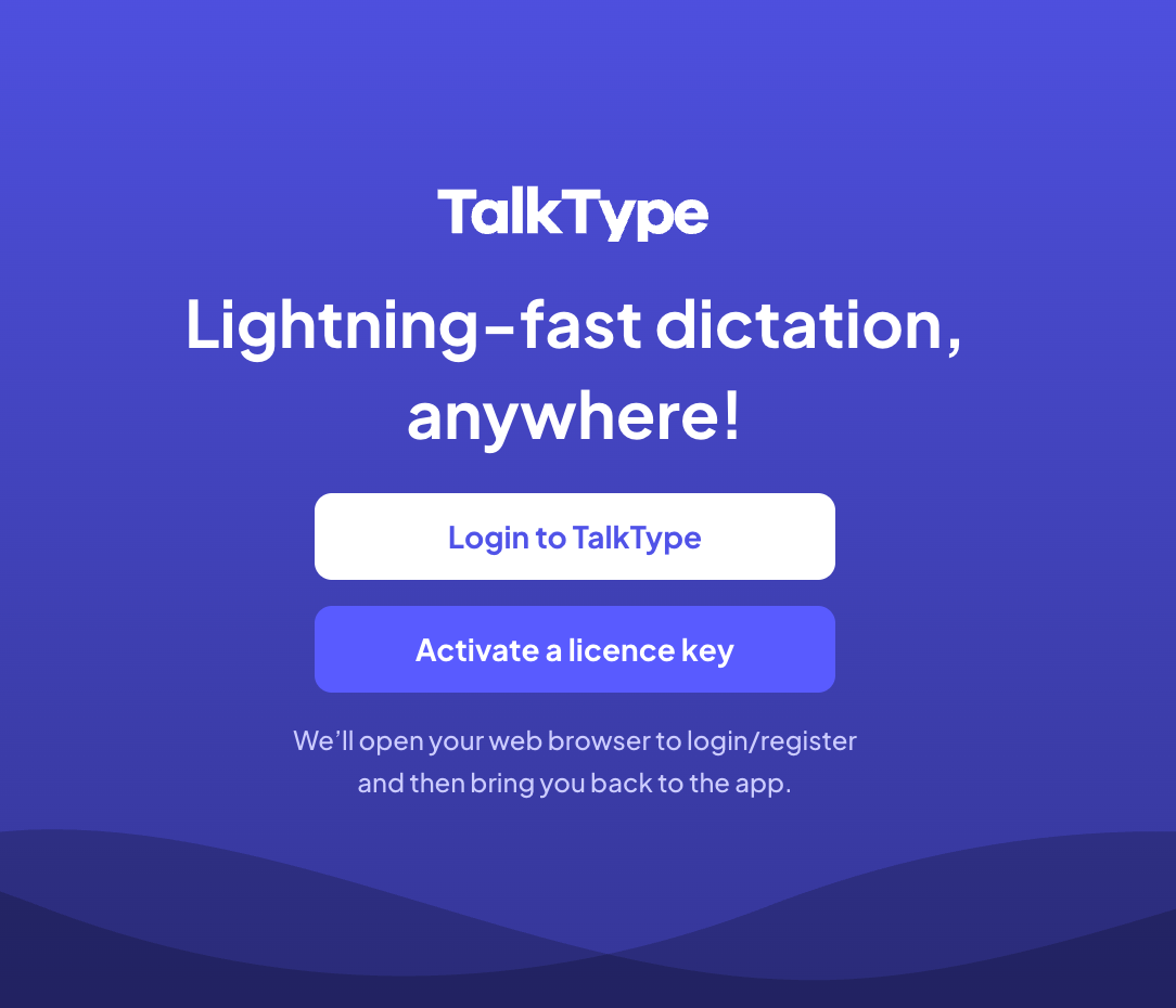 Talk Typing How to install TalkType