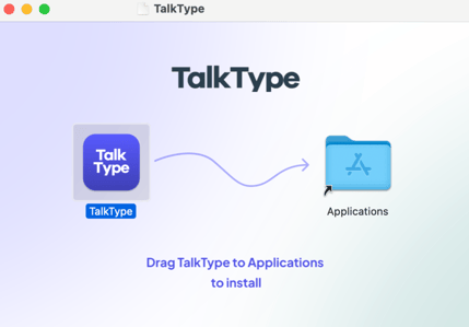 instal TalkType Mac 2